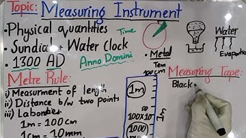 Measuring Instrument Class 9 In Urdu Hindi By Haider.Ali | Metre Rule,Measuring Tape Class 9 | Ch# 1