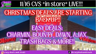 11/16 CVS *in store* LIVE!! 11/16 CVS Deals & Couponing This Week! Tons of EASY CVS Deals #cvshaul