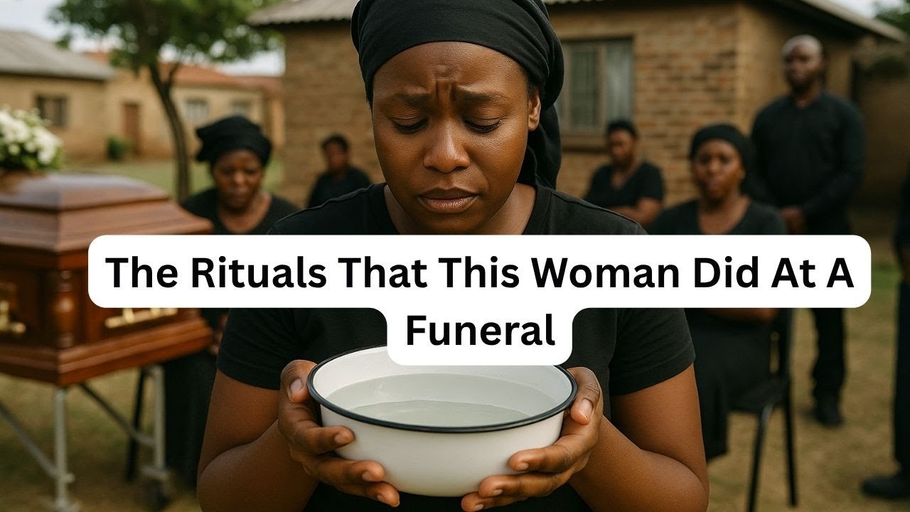 The Rituals That This Woman Did At A Funeral