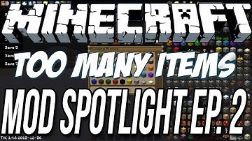 TooManyItems (A Must Have For Minecraft Single Player) - Mod Spotlight Ep. 2