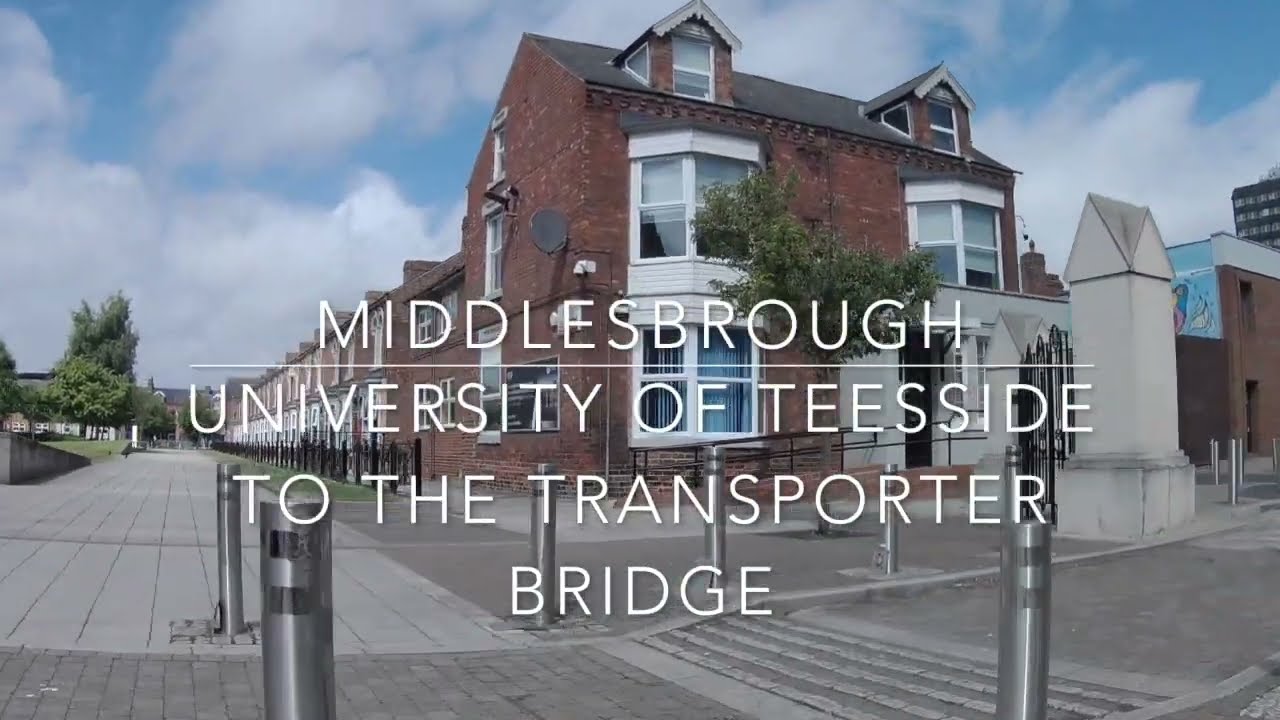 Middlesbrough • Cycling from Teesside University To The Transporter Bridge