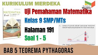 EASY WAY | 9TH GRADE MATHEMATICS UNDERSTANDING TEST PAGE 191 INDEPENDENT CURRICULUM | PHYTHAGORAS