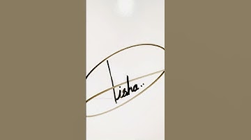 Disha name Signature😊comment your name☺️#shorts #fypシ #namestatus #signature #shortsvideo