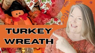 DIY Fall Favorite: Small Turkey Wreath Tutorial Using Dollar Tree Finds