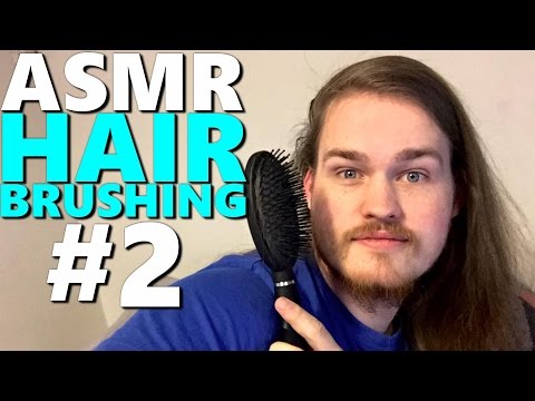 ASMR - Hair Brushing Sounds #2