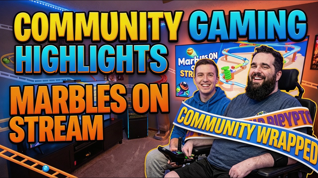Quadriplegic Gamer Hosts Community Game Night on Marbles on Stream (FUNNIEST Moments Ever!) 🤣🎮