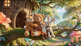 Cozy Enchanted Plush Forest ✨ | Calming Music & Ambience (4K)
