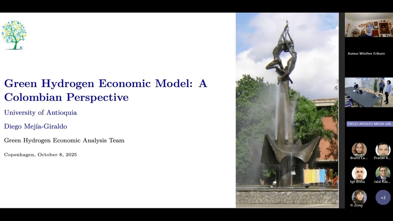 Diego Mejía-Giraldo: Green Hydrogen Economic Model: A Colombian Perspective