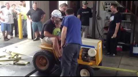 Lawnmower dyno - Turbo diesel Cub Cadet 123