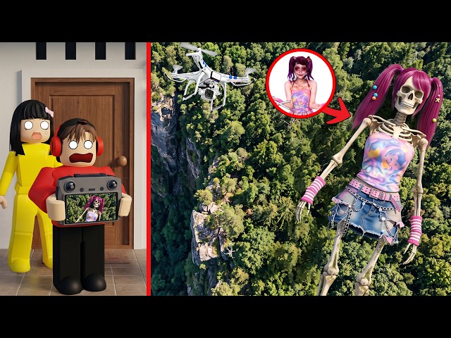 Yuta Mio Panik Drone Menangkap Kerangka NAYKILLA EXE Mengerikan Di Hutan | ROBLOX