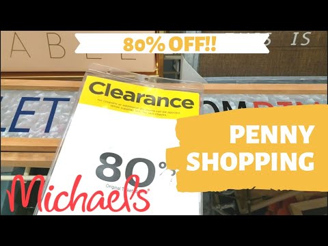 80 Off Clearance Penny Shopping Michael S Office Depot Youtube