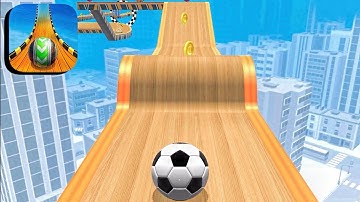 Sky Rolling Ball 3D ​- All Levels Gameplay Android,ios (Levels 53-54)