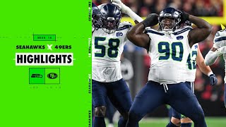 Seattle Seahawks at San Francisco 49ers Highlights  | Week 18