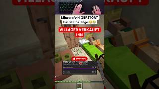 Basti ist SAUER auf die Minecraft-KI | Challenge ZERSTÖRT #minecraft  #clips #papaplatte #bastighg