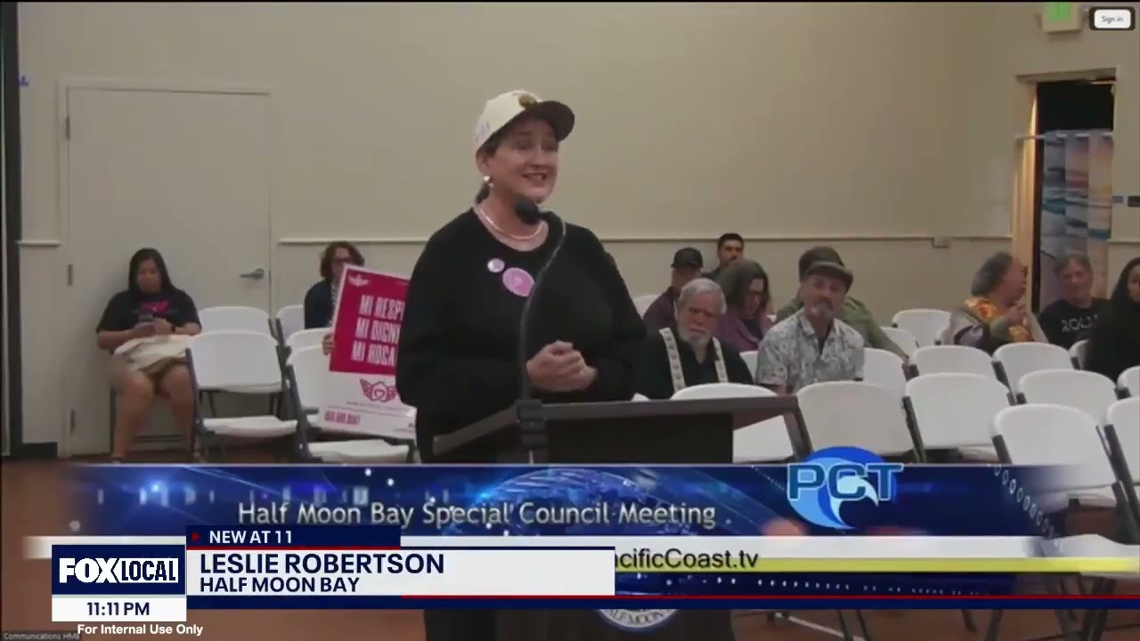 KTVU FOX 2, Half Moon Bay City Council Special Meeting on 555 Kelly Senior Farmworker Housing