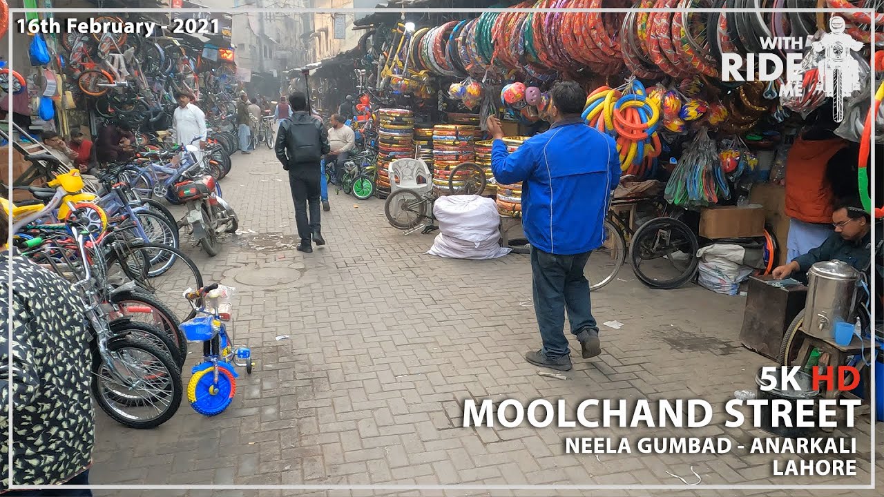 Moolchand Road, Neela Gumbad BiCycle Market Lahore GoPro Hero 9 Cap