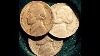 1941 Nickel (Look For Small and Large 'S" Mint Mark Varieties