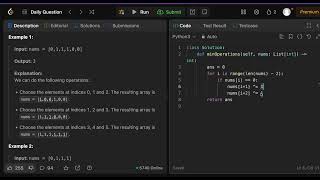 Minimum Operations to Make Binary Array Elements Equal to One I - Leetcode 3191