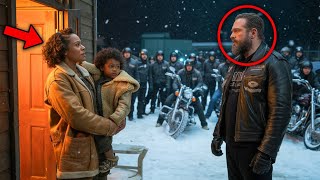 Black Single Mom Shelters 25 Freezing Bikers, Next Morning 1500 Hells Angels Stops Outside Her Door