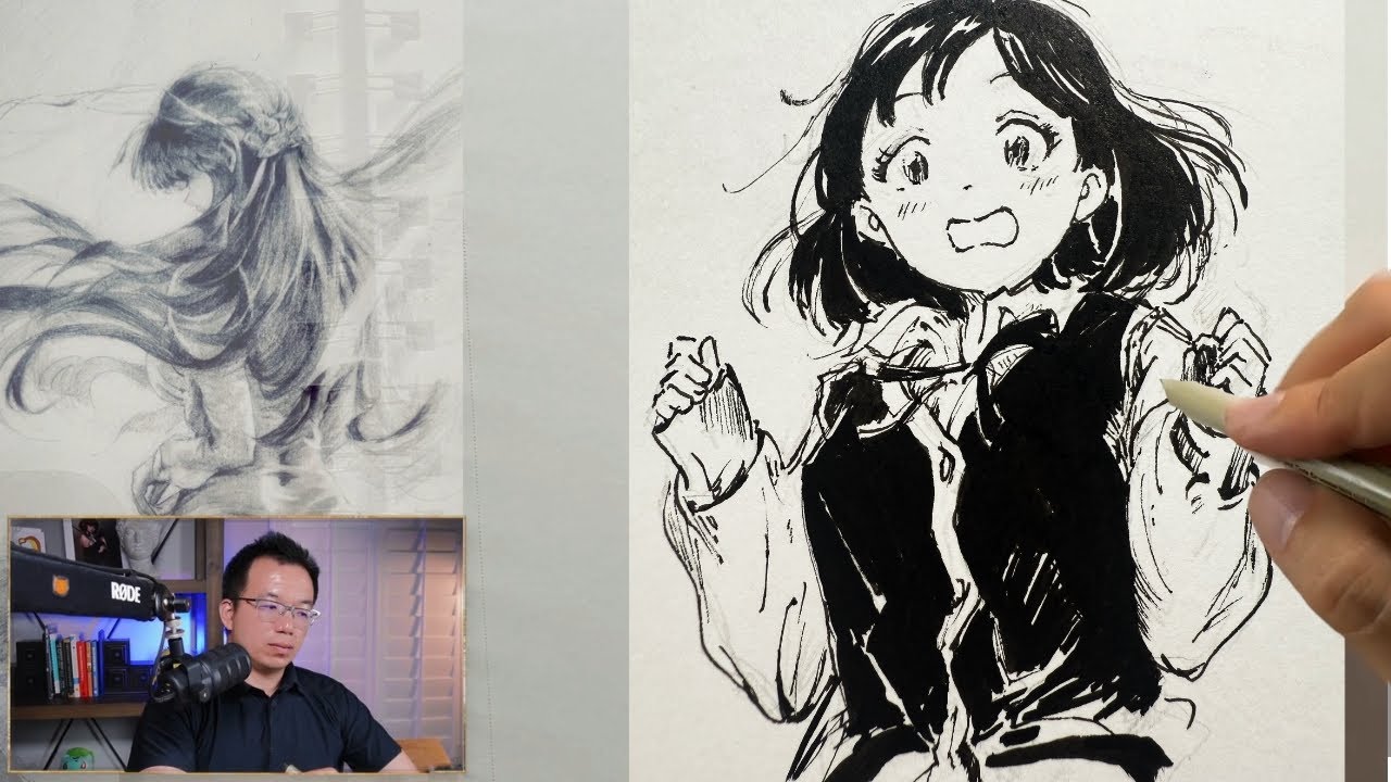 One Hour Live Draw Session | Draw with Relax Music - YouTube