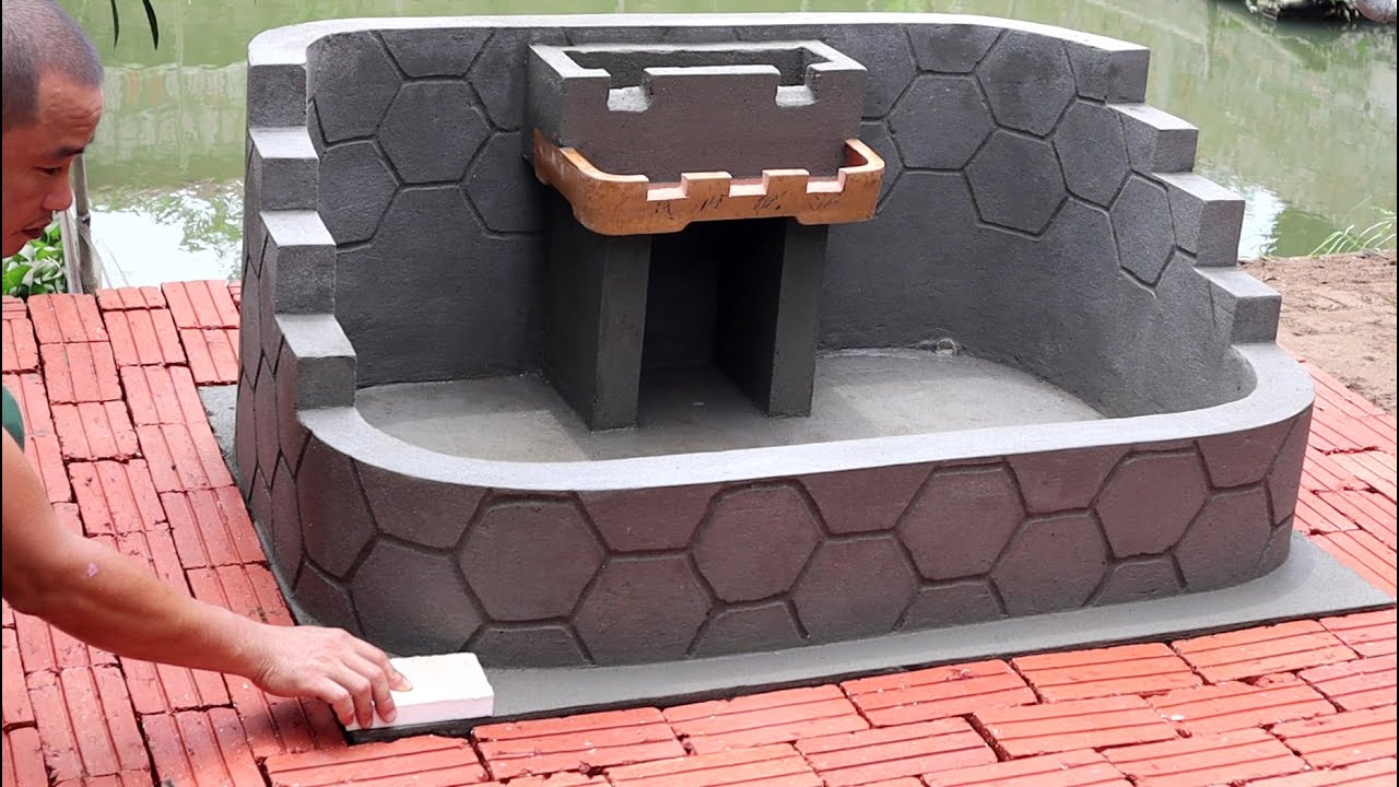 Beautiful Garden Design - Build An Outdoor Waterfall Fish Tank