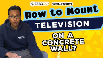 How to Mount Television on a Concrete Wall - Easy and Secure Methods!
