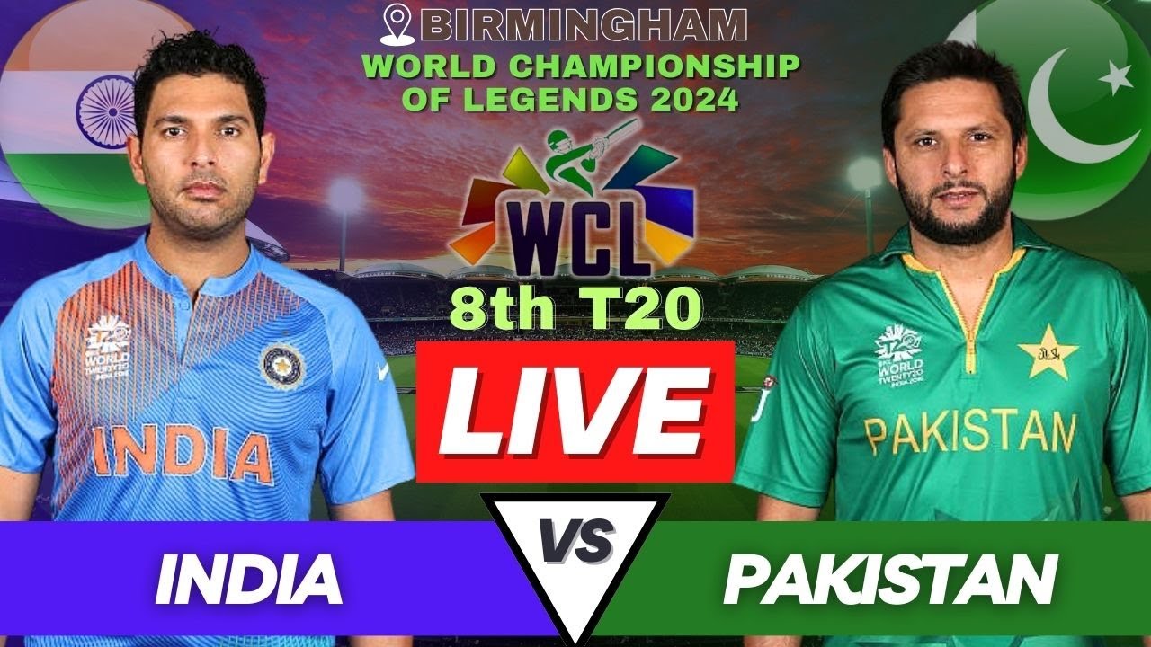 IND vs PAK LIVE World Championship Legends 2024 Live Cricket