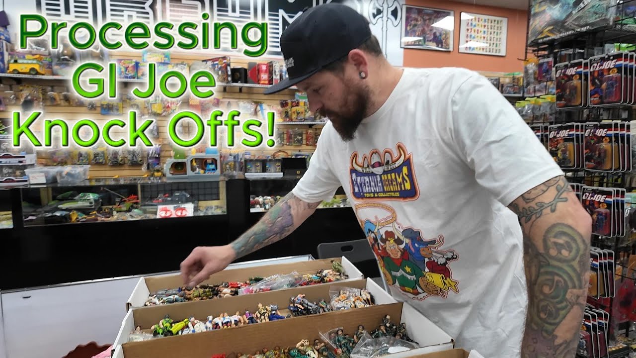 Обработка подделок фигурок GI Joe!