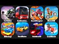 Race Master 3D,Bus Simulator,Traffic Ridder,Moto X3M,BB Racing 2,Crash Master,Hot Wheels Race Off