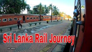 Sri Lanka Travel Coastal Railway Line Journey 2022