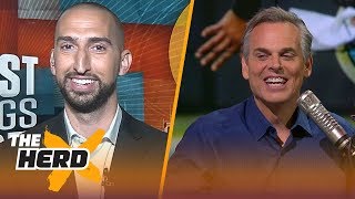 Nick Wright on Browns' Hard Knocks debut, Underrated Cowboys and QB rankings | NFL | THE HERD