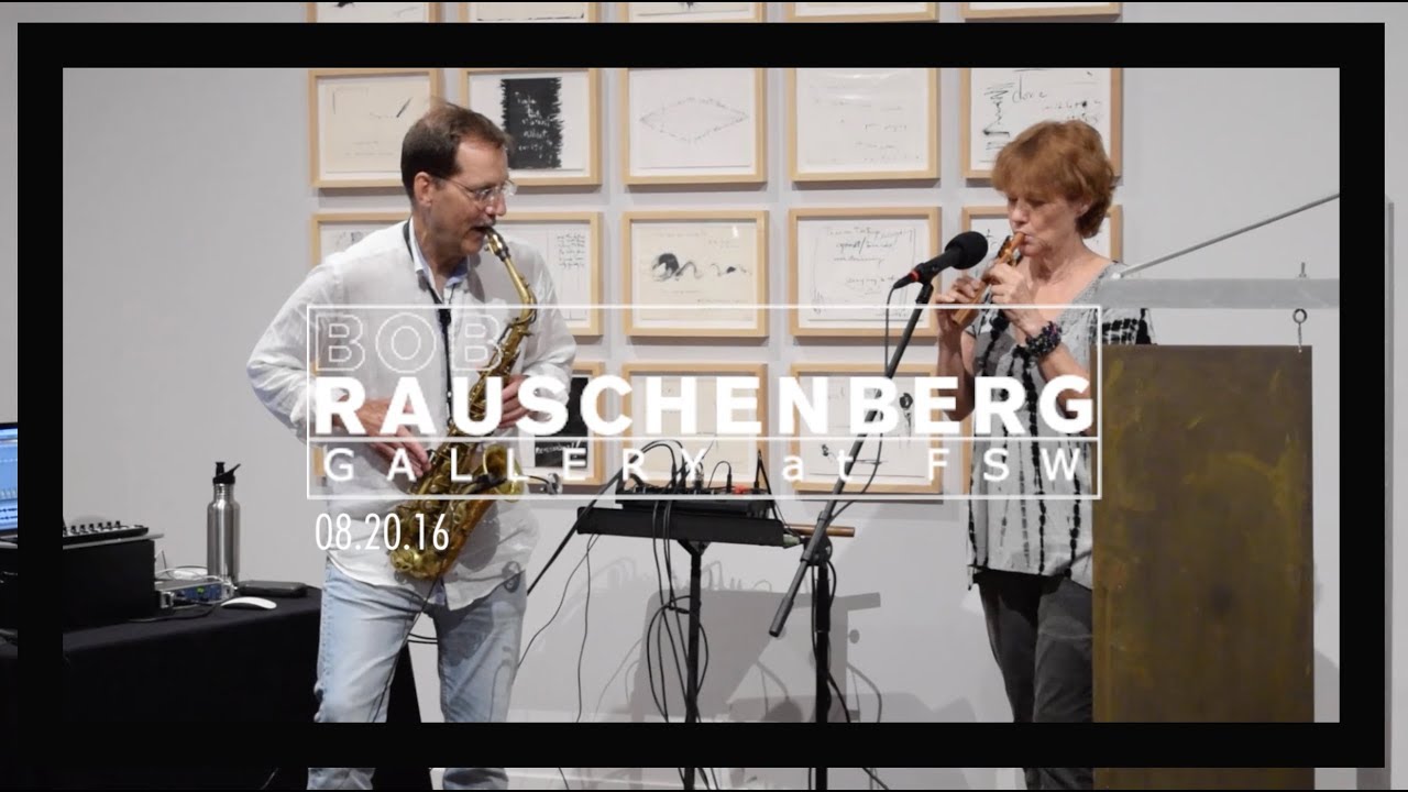 Neil LEONARD & Kat Epple performing “live” at the Bob Rauschenberg Gallery @ FSW