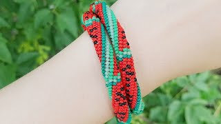 ЖГУТ ИЗ БИСЕРА/Жгут иглой/Herringbone Beaded/Diy/Бисероплетение/ ЖГУТ ИЗ БИСЕРА/Жгут иглой/Herringbone Beaded/Diy/Бисероплетение/