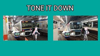 ホシノvsE235系1000番台F-01編成