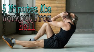 Insane Killer 5 Minute Ab Workout From Hell | Healthy Lifestyle