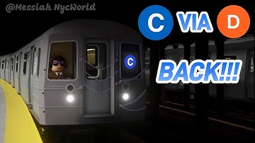 Roblox | NYCT: C via D Line - BACK!
