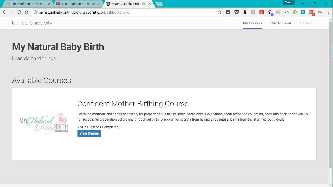 motherhood filme Confident Mother Birthing Course Walkthrough