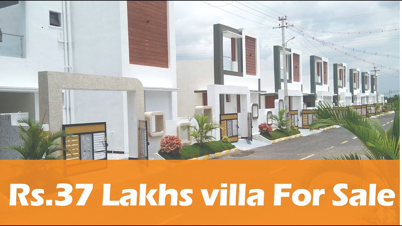 Villas for sale in Coimbatore 2BHK individual Villas 37 Lakhs YouTube