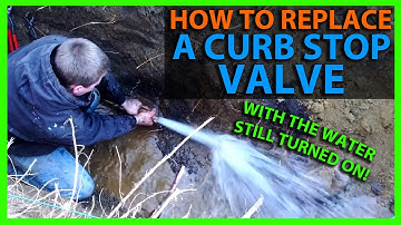How to Change a Curb Stop Valve Live