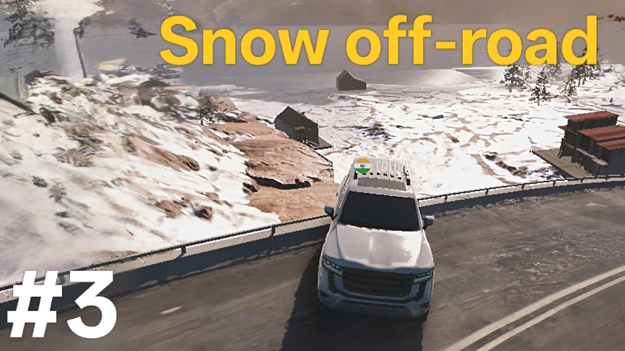 Toyata land cruiser Snow Off-road realistic graphics gameplay 