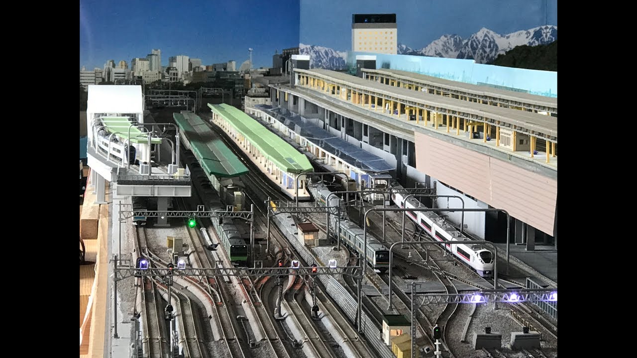 N ゲージジオラマ 東京 駅 ジオラマ Tokyo Station Diorama 3 Making