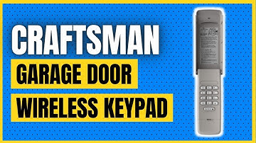 Craftsman CMXZDCG440 Garage Door Wireless Keypad