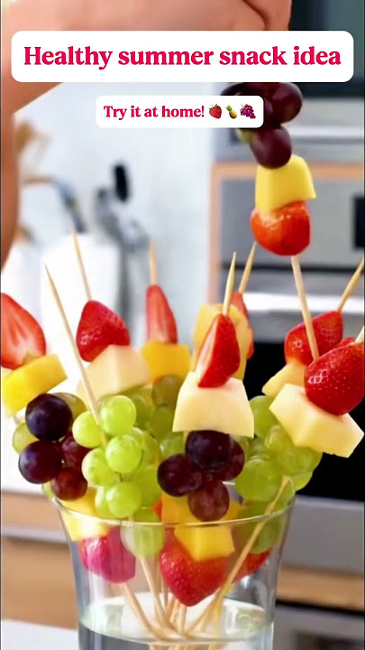 The best way to serve fruit! Edible bouquet! #food #snacks #recipe #summer