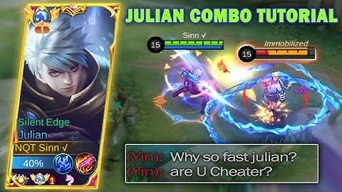 JULIAN COMBO TUTORIAL | BEST  BUILD & COMBO | TOP GLOBAL JULIAN | MLBB