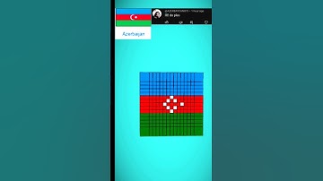 Amazing 🤯🤯💯 Flag Of Azerbaijan On Rubiks Cube #azerbaijan #rubikscube #cube #flags