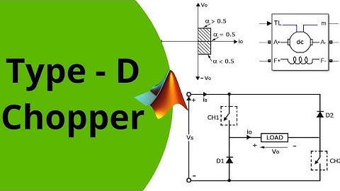 Type - D Chopper | First & Fourth Quadrant Converter | MATLAB Simulation