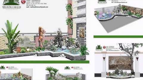 THIET KE TIEU CANH GAM CAU THANG NHA PHO