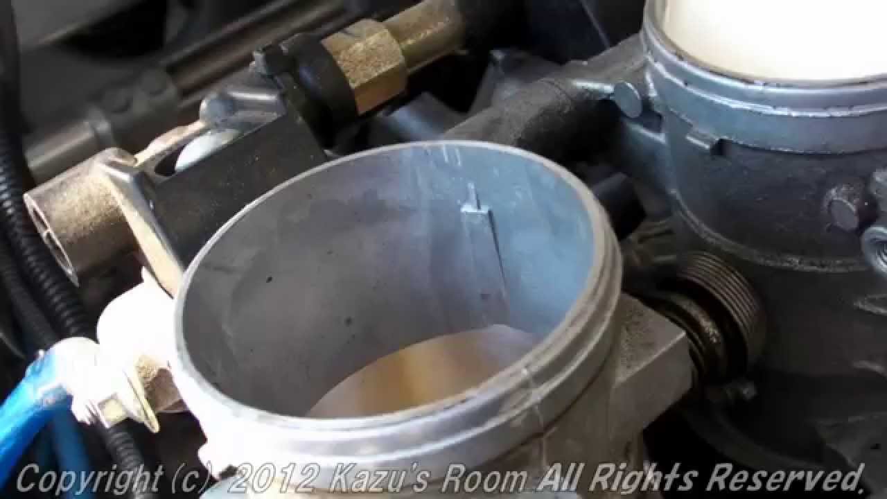 GSX1300R 06隼のスロットルボディ洗浄！