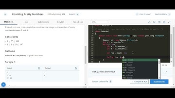Counting Pretty Numbers || LTIME61 codechef contest