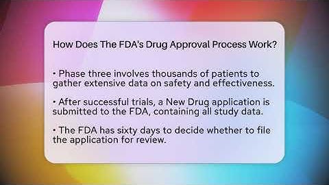 How Does The FDA